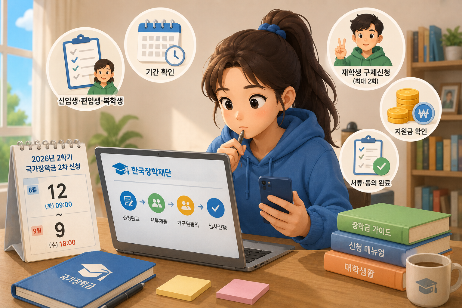2026년 2학기 국가장학금 2차 신청 — 재학생은 구제 횟수부터 확인하세요