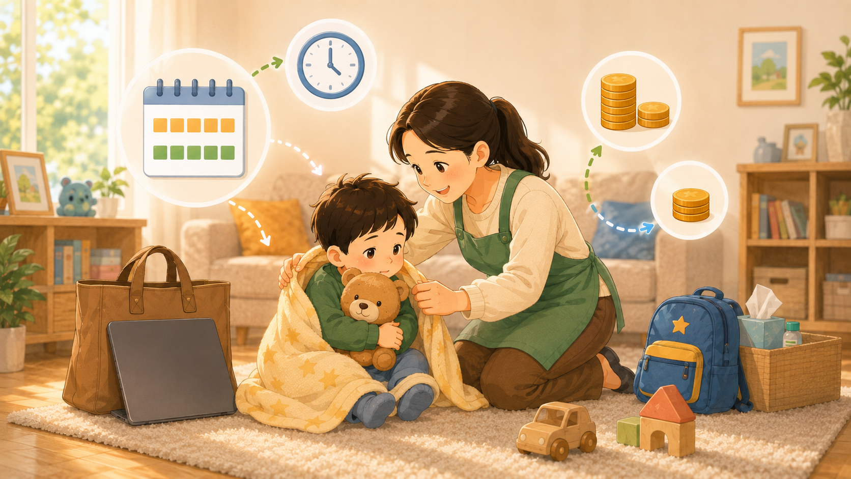 2026년 단기 육아휴직 급여 계산 — 같은 1주인데 금액이 달라지는 두 가지 이유